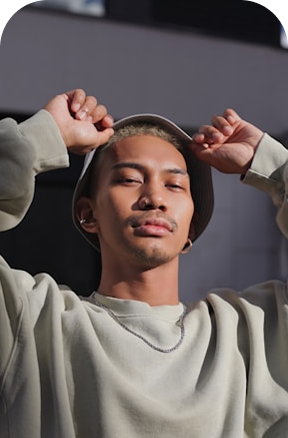 Decorative social media card